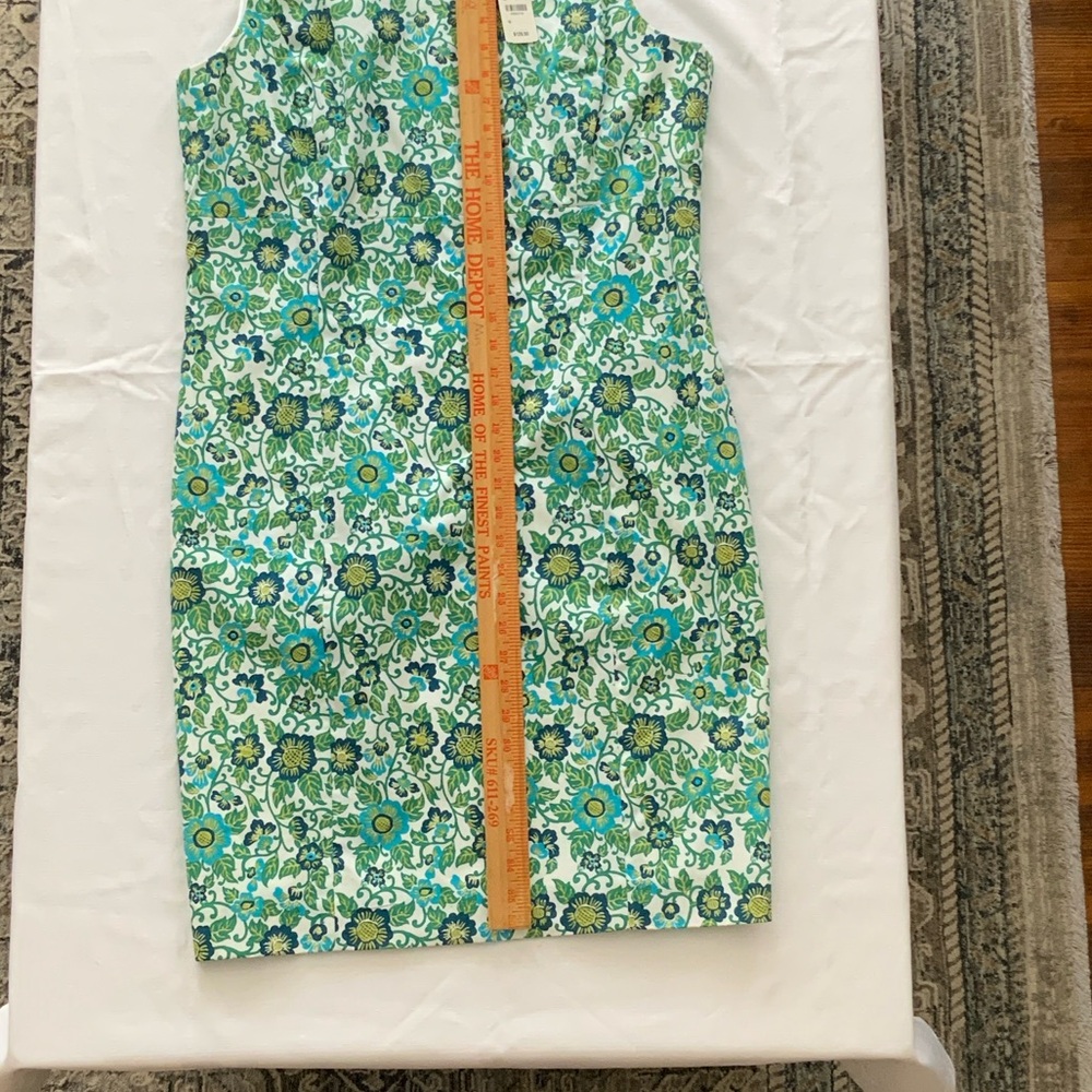 Brooks Brothers 16 Green and Blue Floral Dress NWT